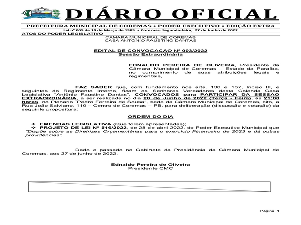 Diário Oficial do Estado - 07-02-2023 - Administração